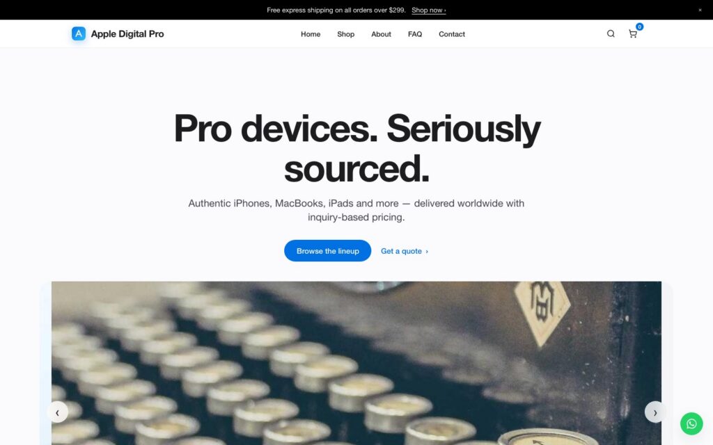 Apple Digital Pro 数码 首页预览