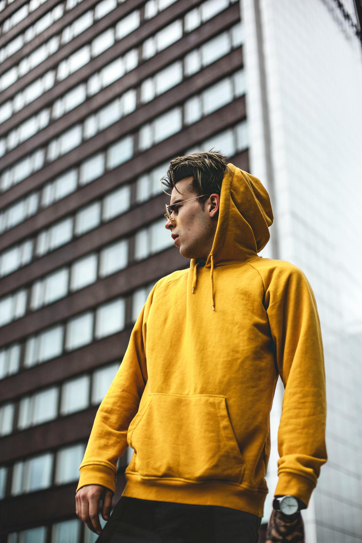 Editorial image for the Cassel wool coat.