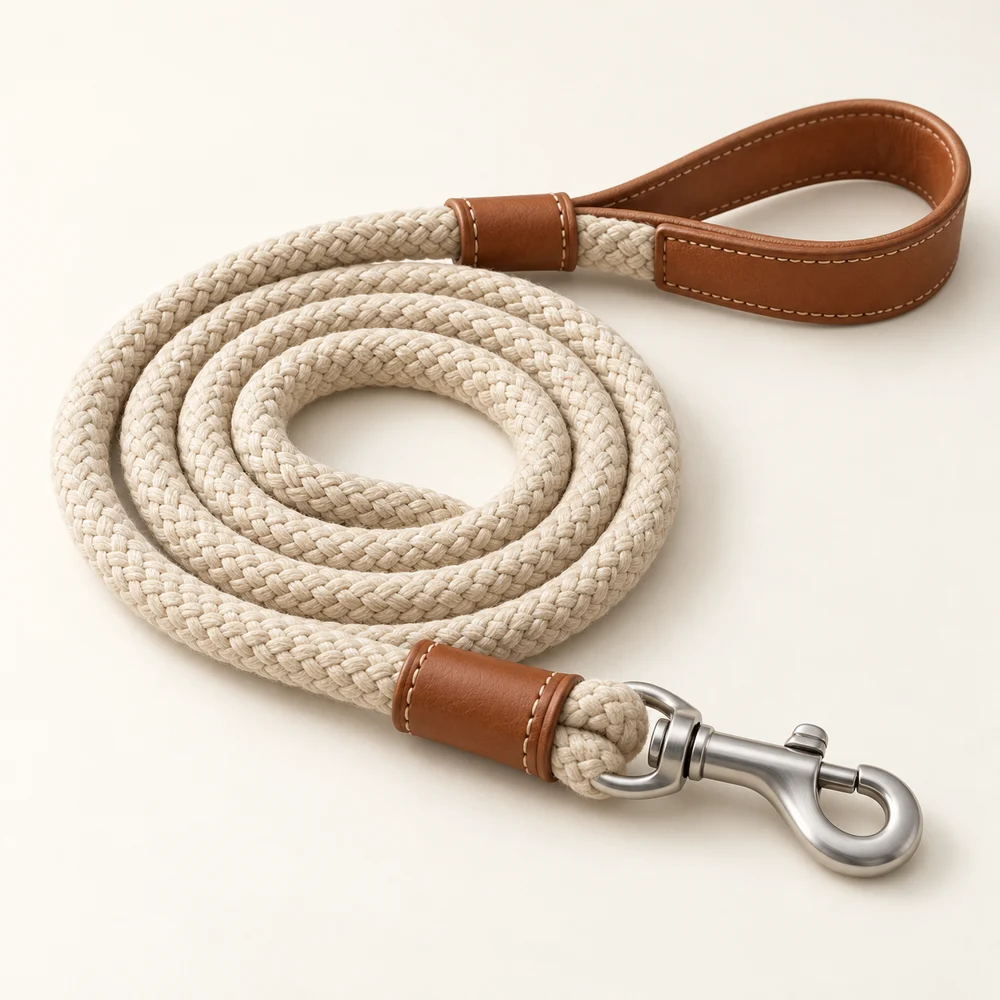 Paw & Loom leash &mdash; illustrative template image