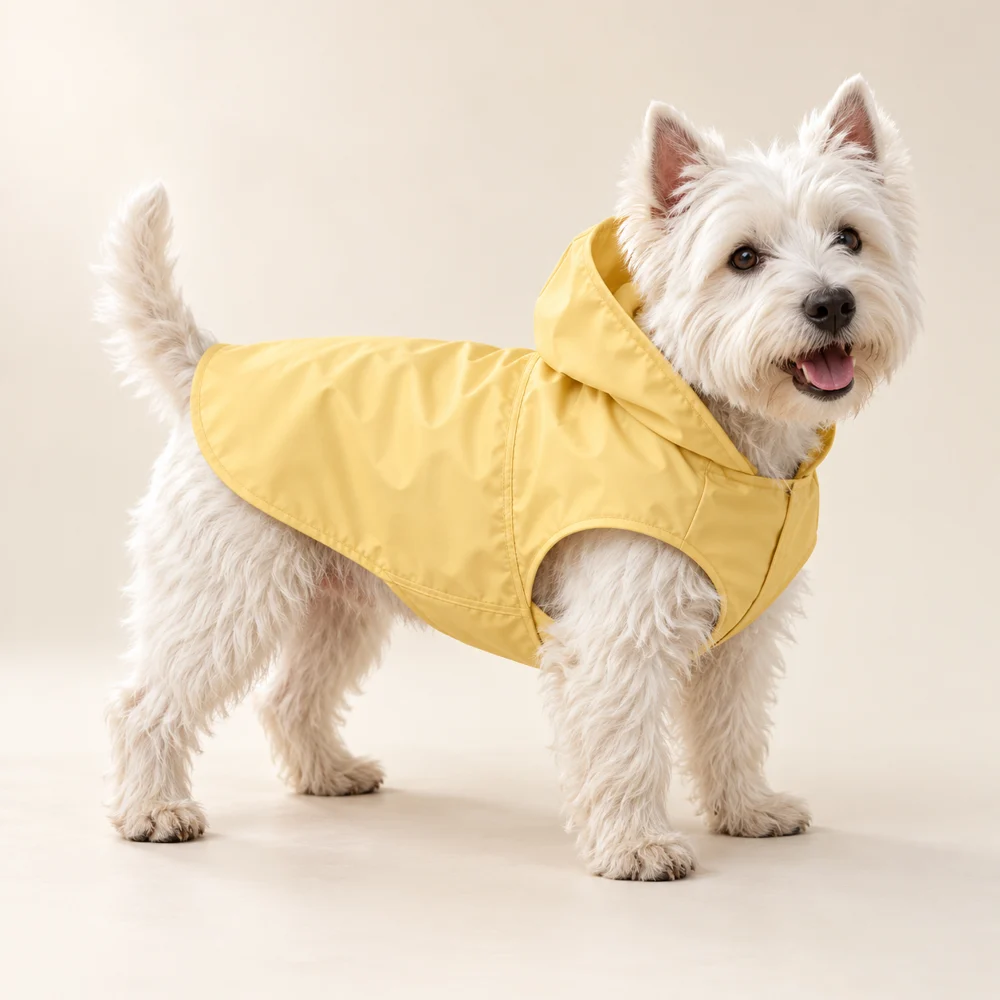 Paw & Loom raincoat &mdash; illustrative template image