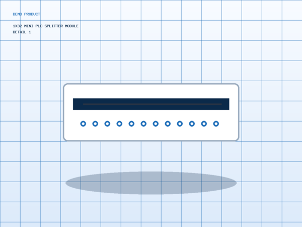 1x32 Mini PLC Splitter Module Detail 1
