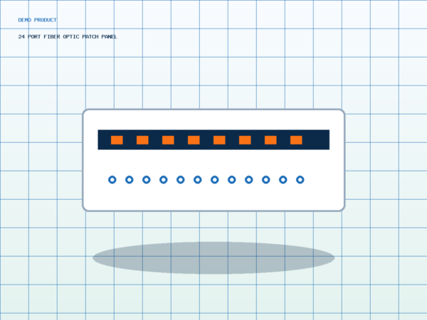 24 Port Fiber Optic Patch Panel