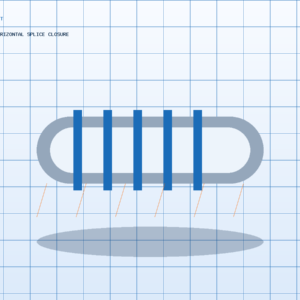 144 Core Horizontal Splice Closure