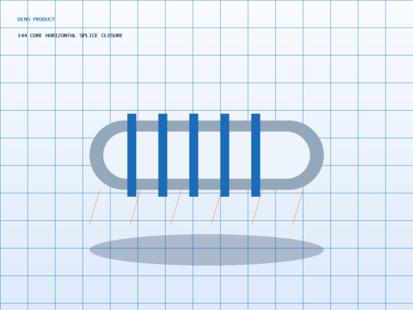 144 Core Horizontal Splice Closure