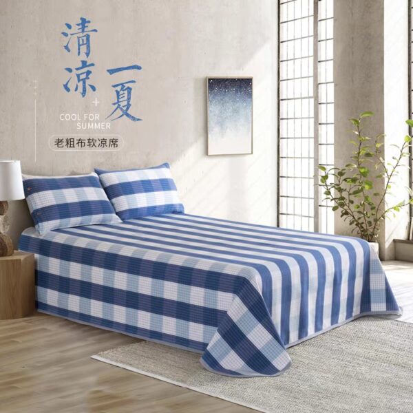 【平纹款】小格子星辰蓝