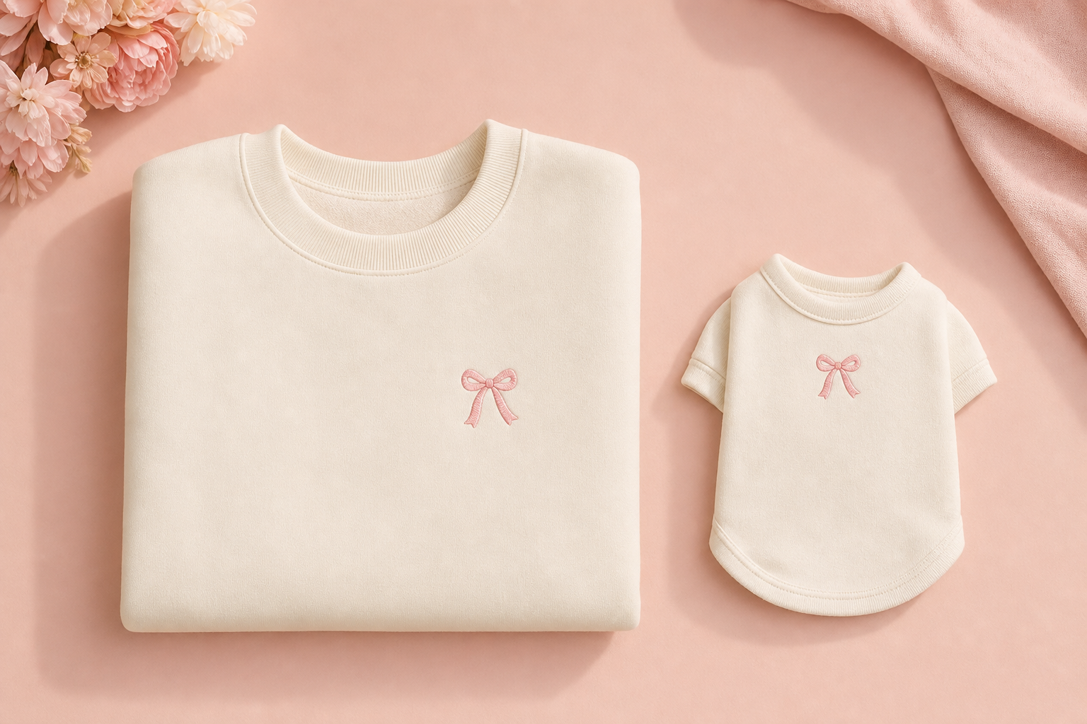 Matching Knit Set &mdash; Two Pets