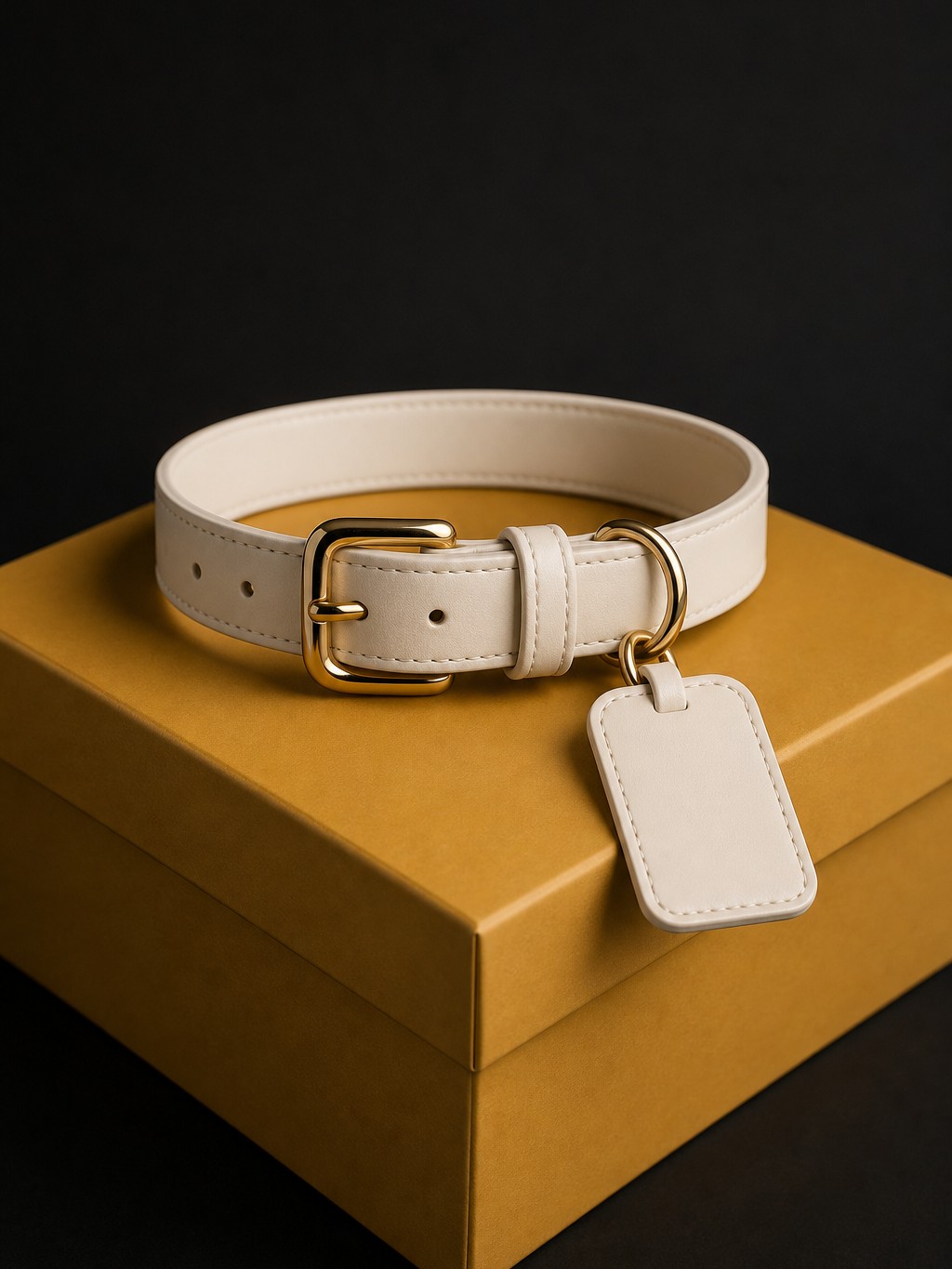 Leather Collar &mdash; Classic Brown