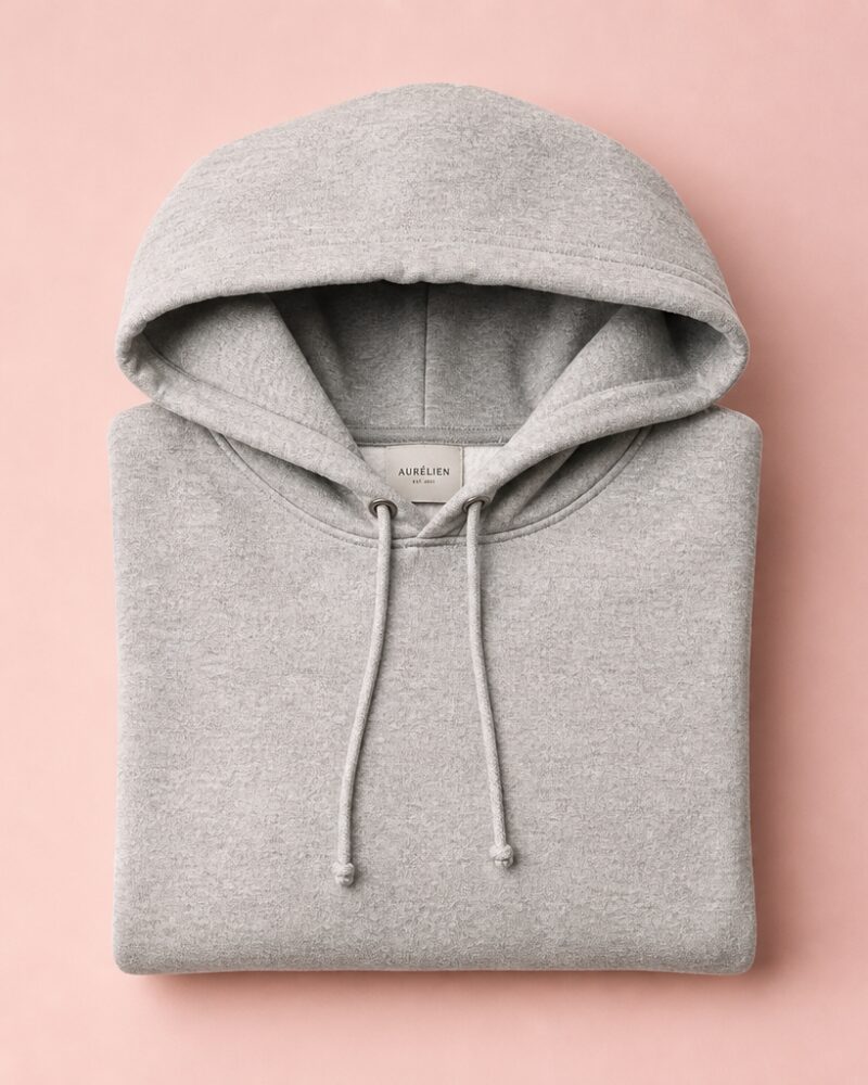 Folded hooded pet drying robe