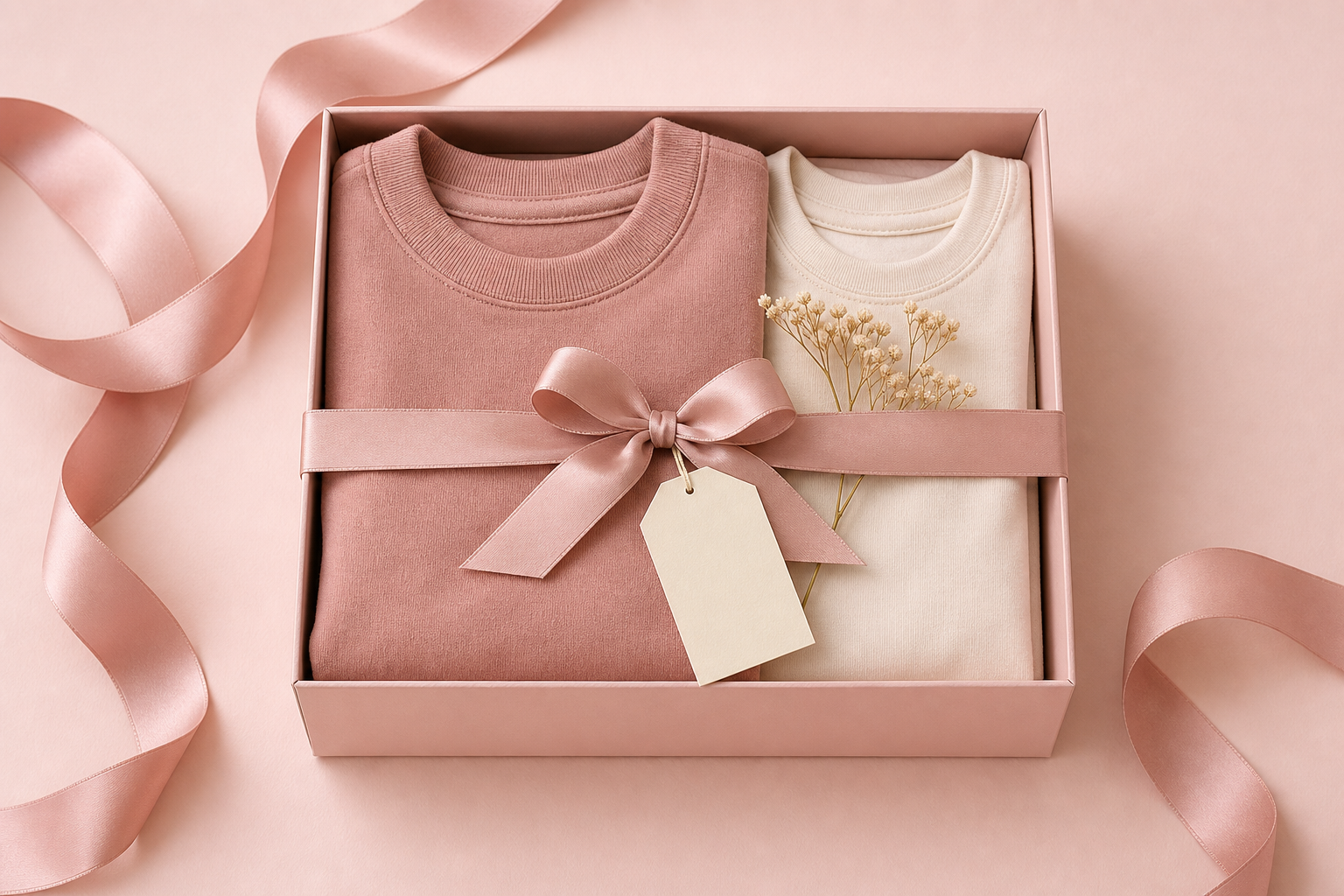 Boxed pet comfort gift set with ribbon