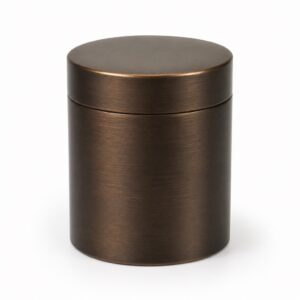 Bronze-Tone Tea Caddy