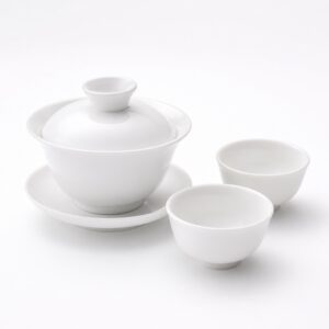 Porcelain Gaiwan Trio