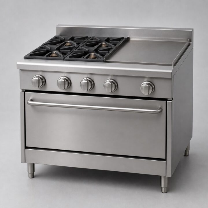 SP-R420 Four-Burner Range with Griddle