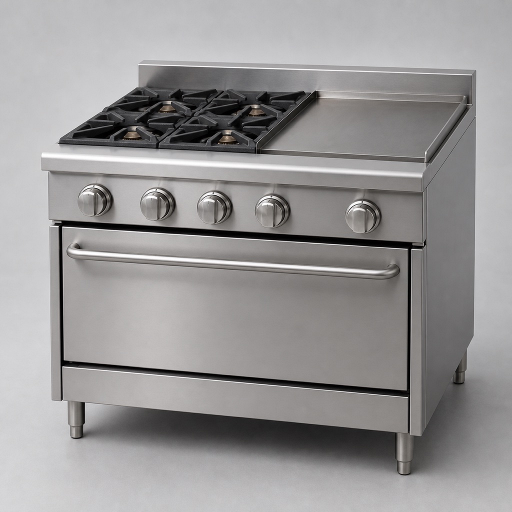 SP-R420 Four-Burner Range with Griddle