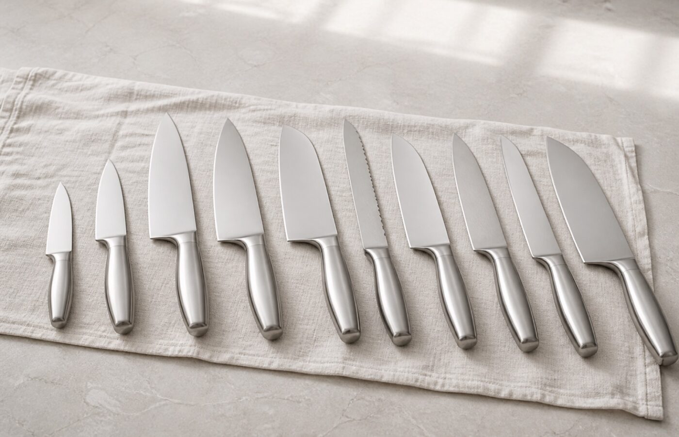 One knife, one stone, one board