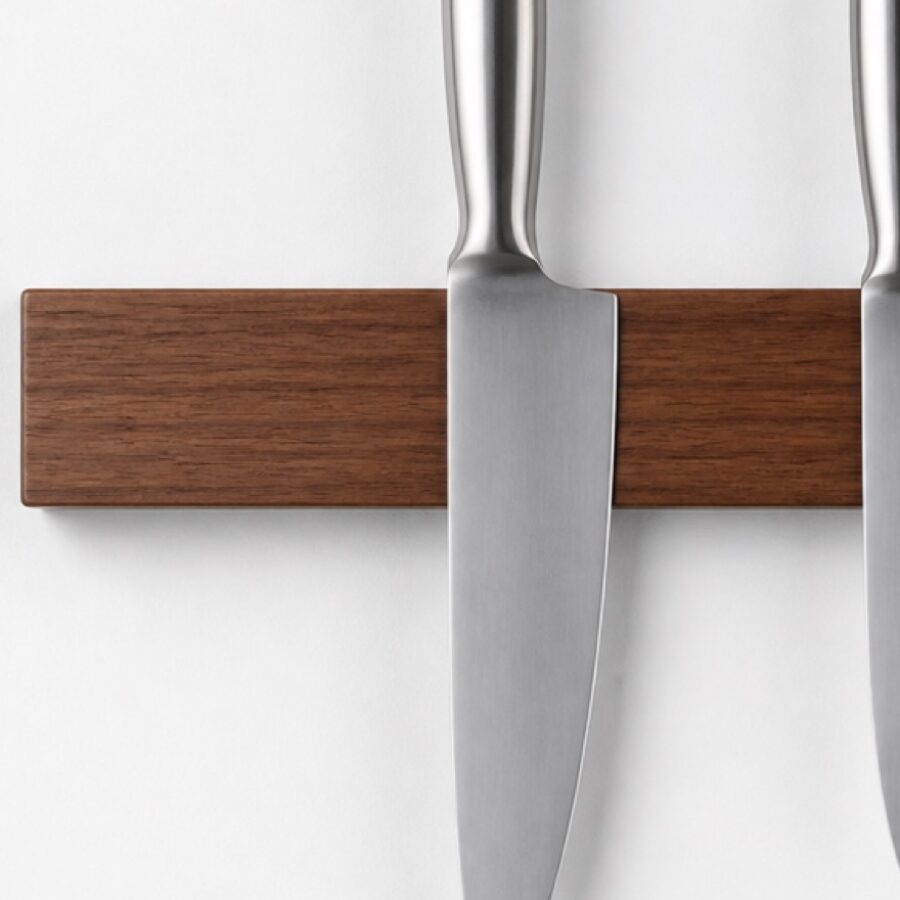 Magnetic Walnut Knife Strip - Image 3