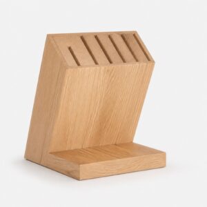 Oak Knife Block Stand