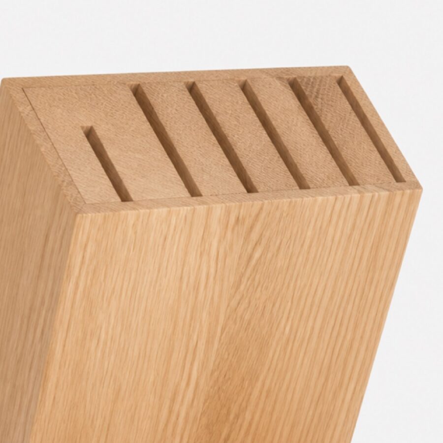 Oak Knife Block Stand - Image 2