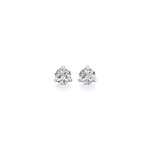 Chelsea Round Martini Stud Earrings diamond earrings round brilliant diamond