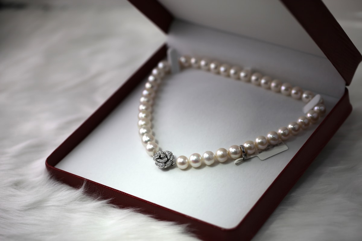 Custom jewelry editorial portrait