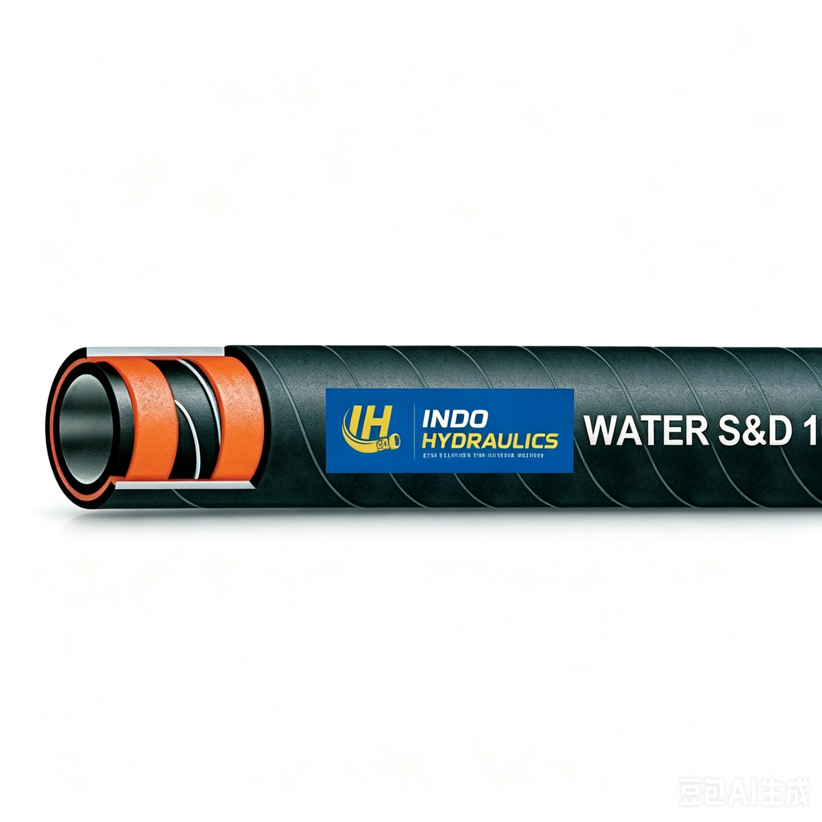 Water Suction and Discharge Hose for Industrial and Mining Applications