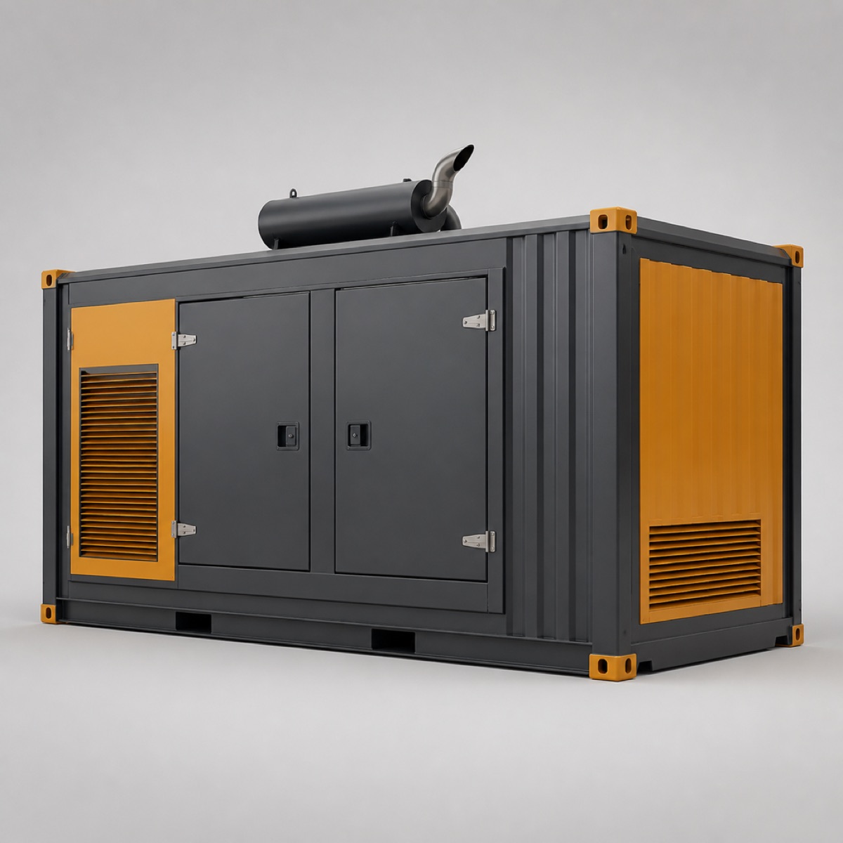 Containerised generating set in a 40 ft enclosure