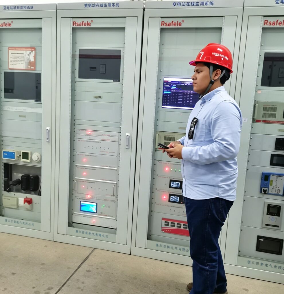 Peruvian distributor IMG Equipamientos visiting Zhejiang Rsafele Electric