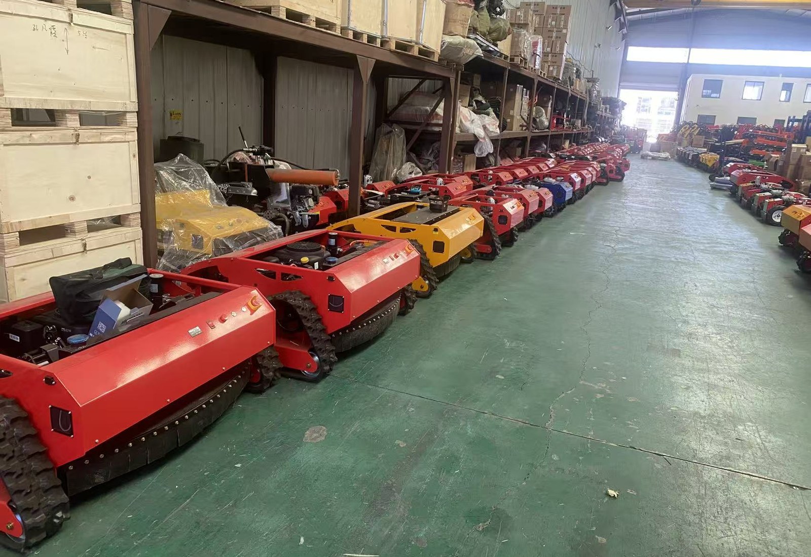 Remote mower factory photo 2