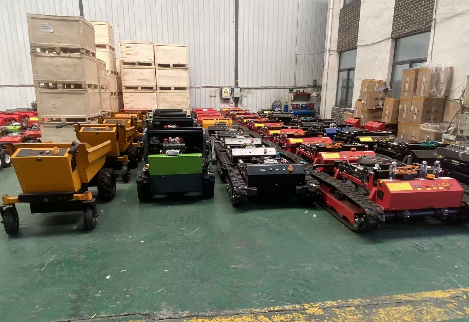 Remote mower factory photo 1