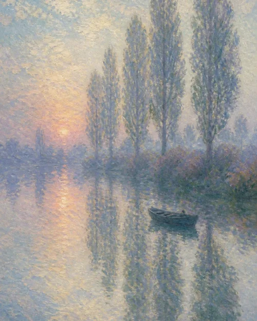 River, Before the Mist Lifts