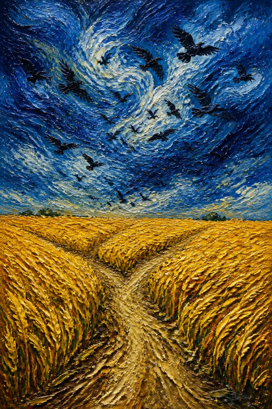 Cobalt Over Grain