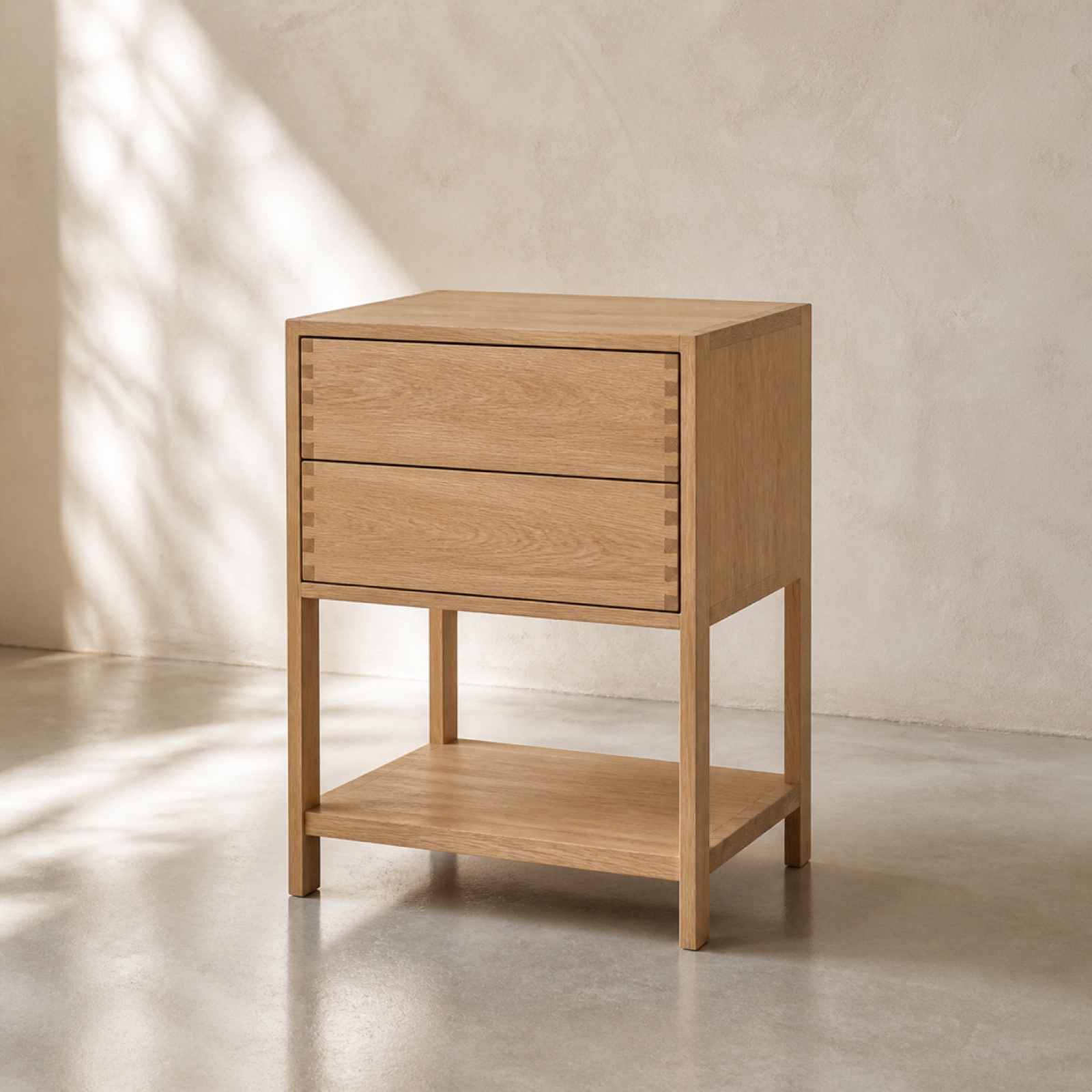 Alder Open Nightstand