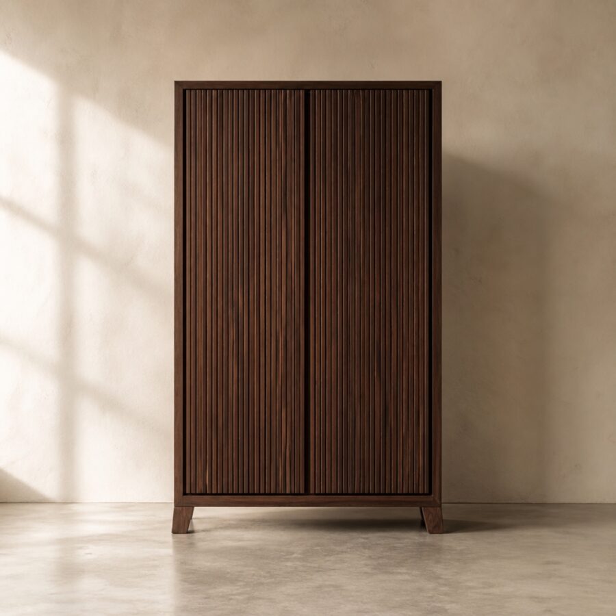 Elmsworth Fluted Armoire
