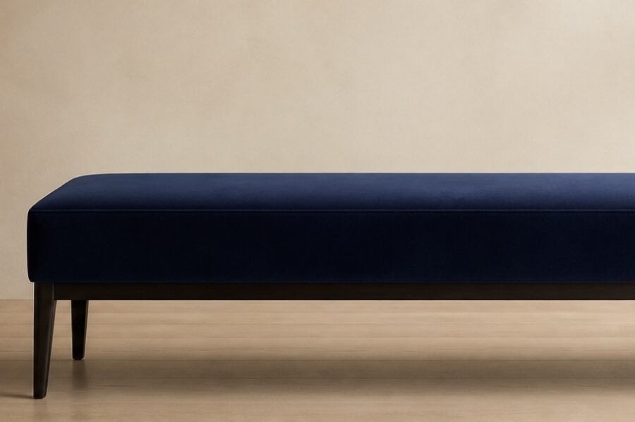 Caldy Upholstered Bench - Detail B