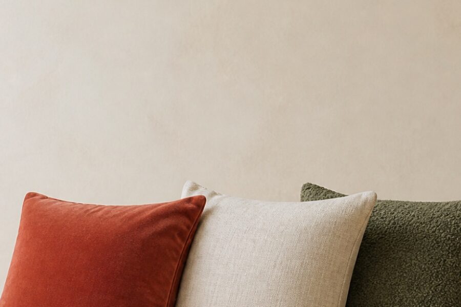 House Cushion Trio - Detail A