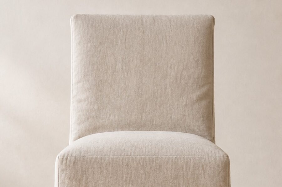 Royce Slipcovered Dining Chair - Detail A