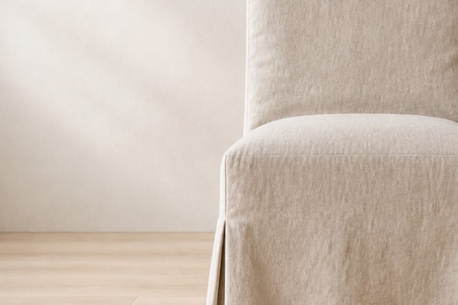 Royce Slipcovered Dining Chair - Detail B