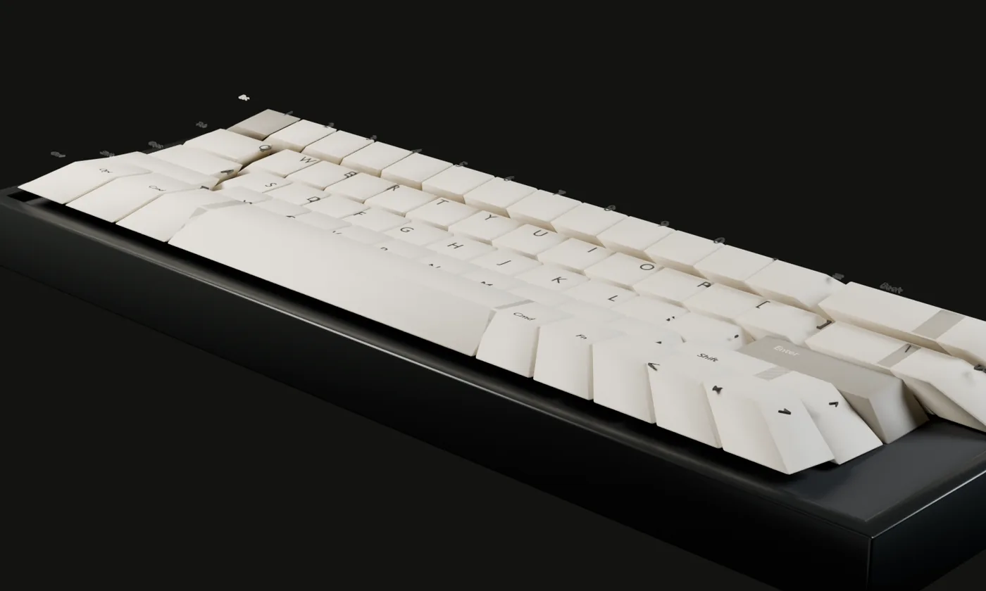 DOWNSTROKE 65 in Retro beige, three-quarter view
