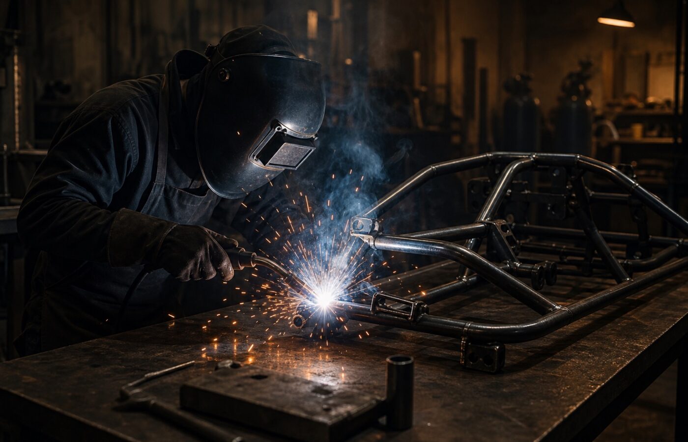 Welded, coated, load-tested