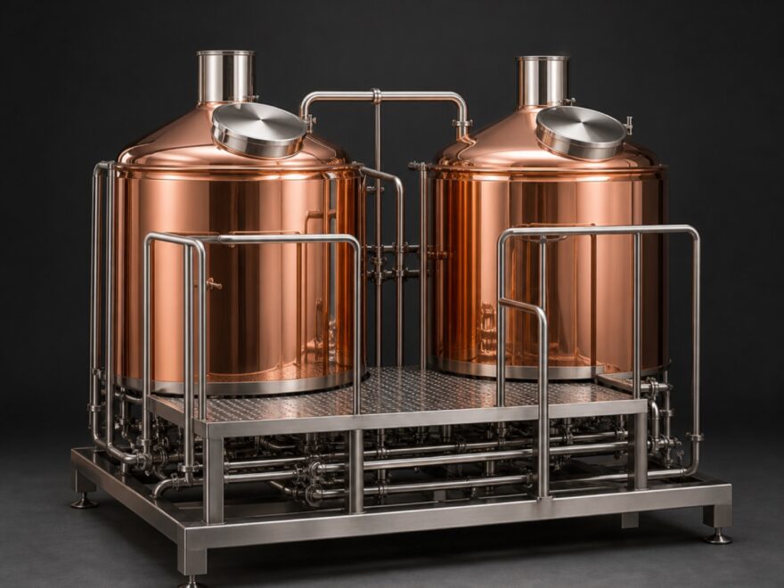 CV-300 Compact Two-Vessel Brewhouse &mdash; stainless steel brewing equipment