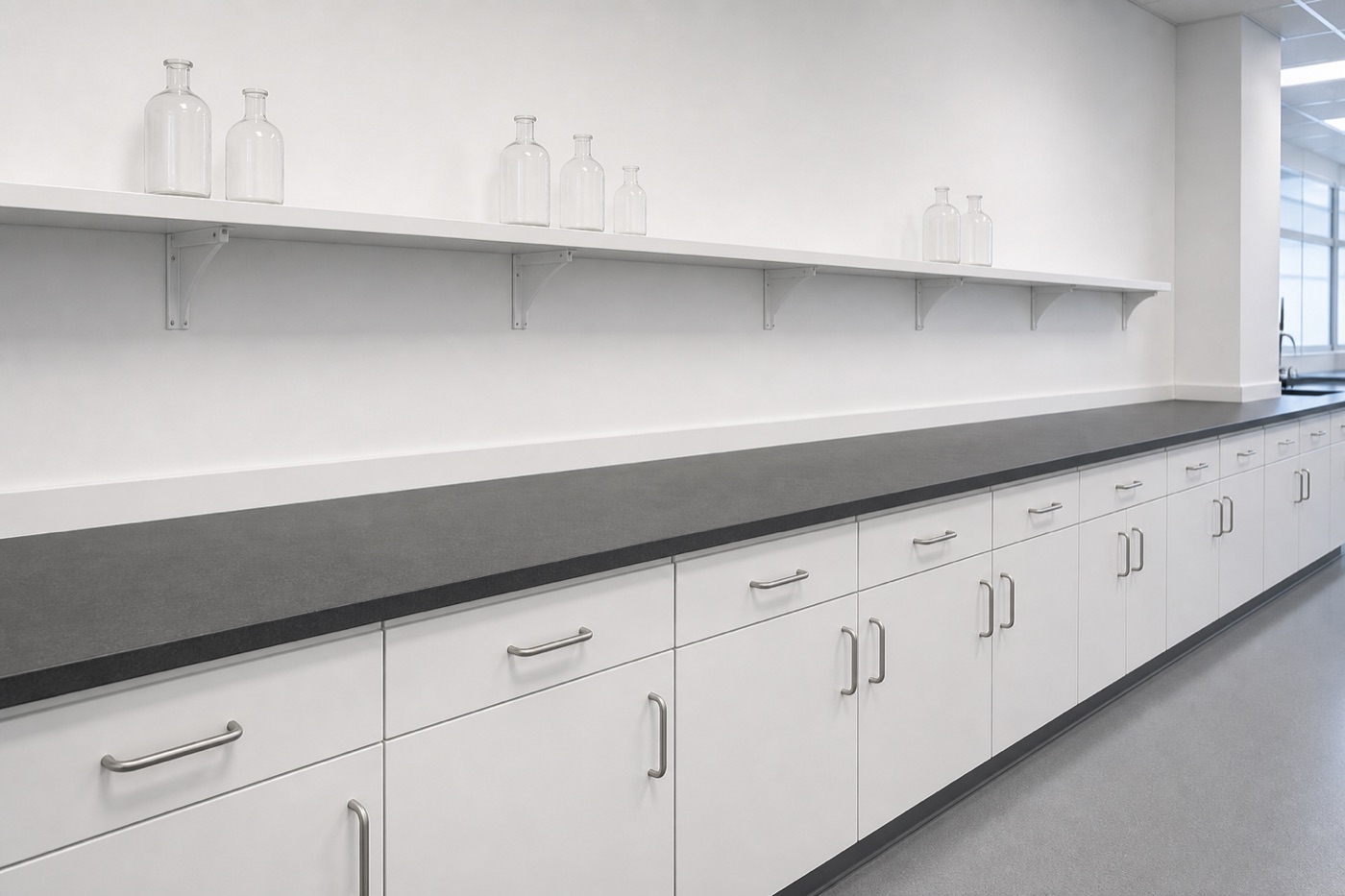 Side Laboratory Bench