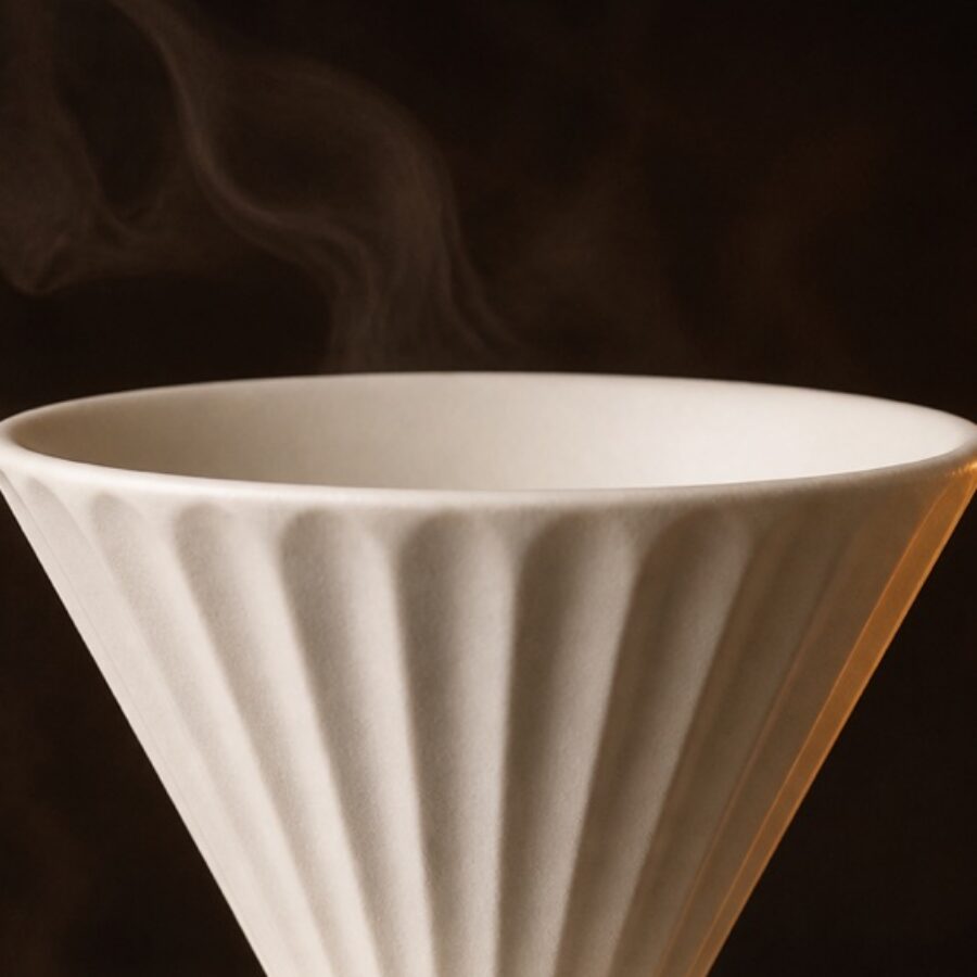 Fluted Ceramic Dripper - Detail A