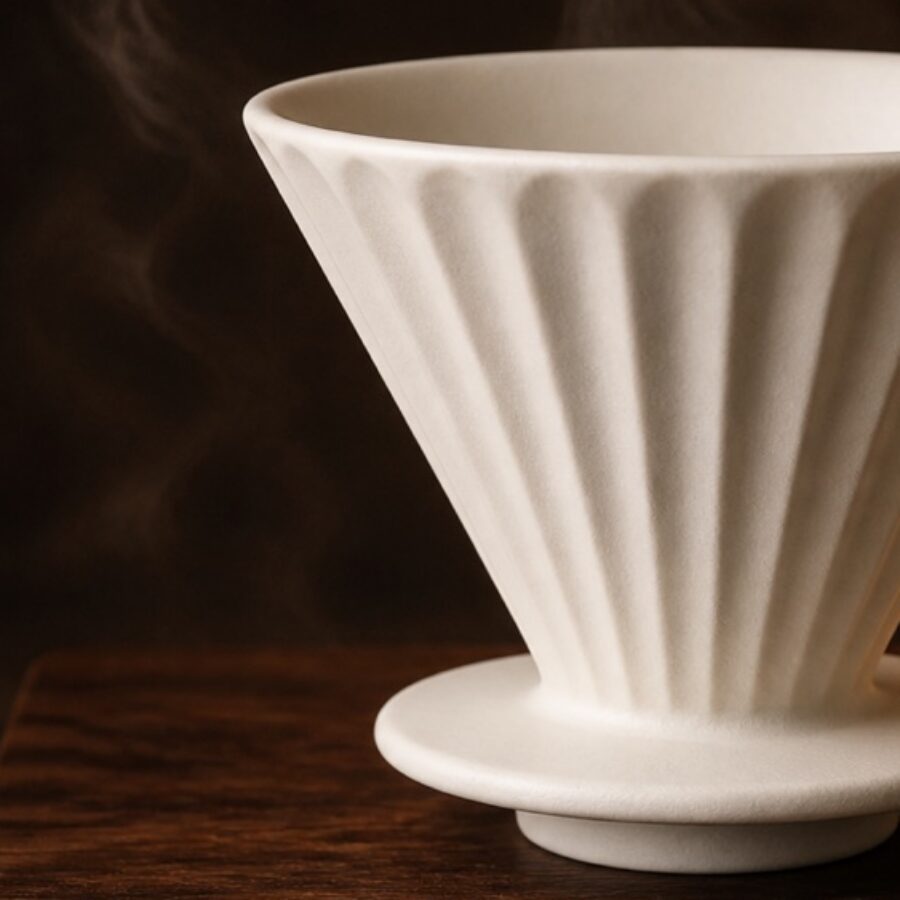 Fluted Ceramic Dripper - Detail B