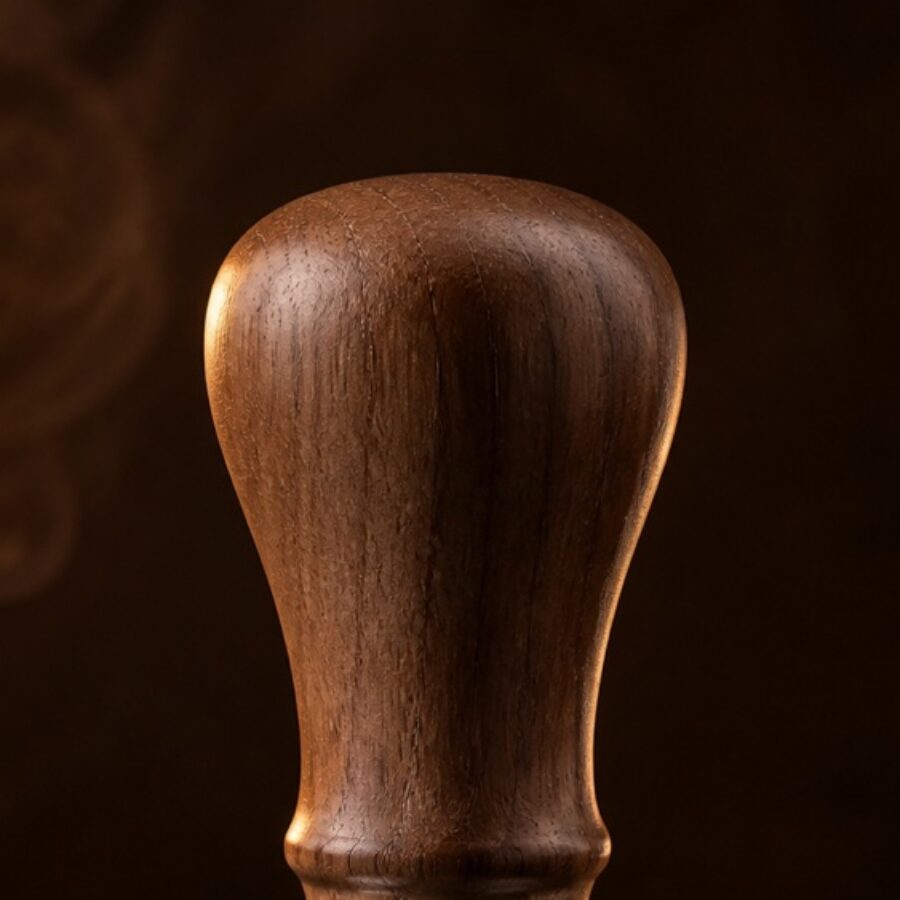 Walnut Espresso Tamper - Detail A