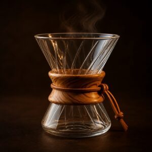 Olivewood Glass Dripper