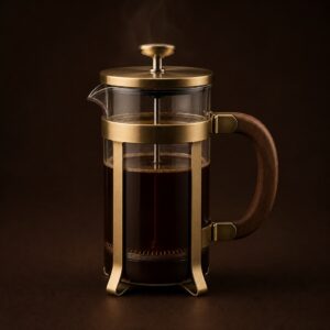 Brass Frame French Press