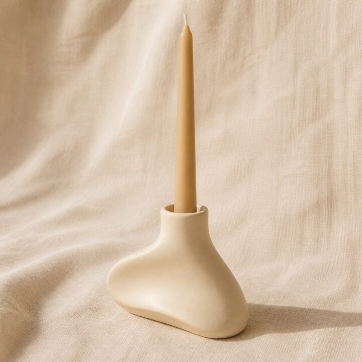 Sculpted Taper Holder