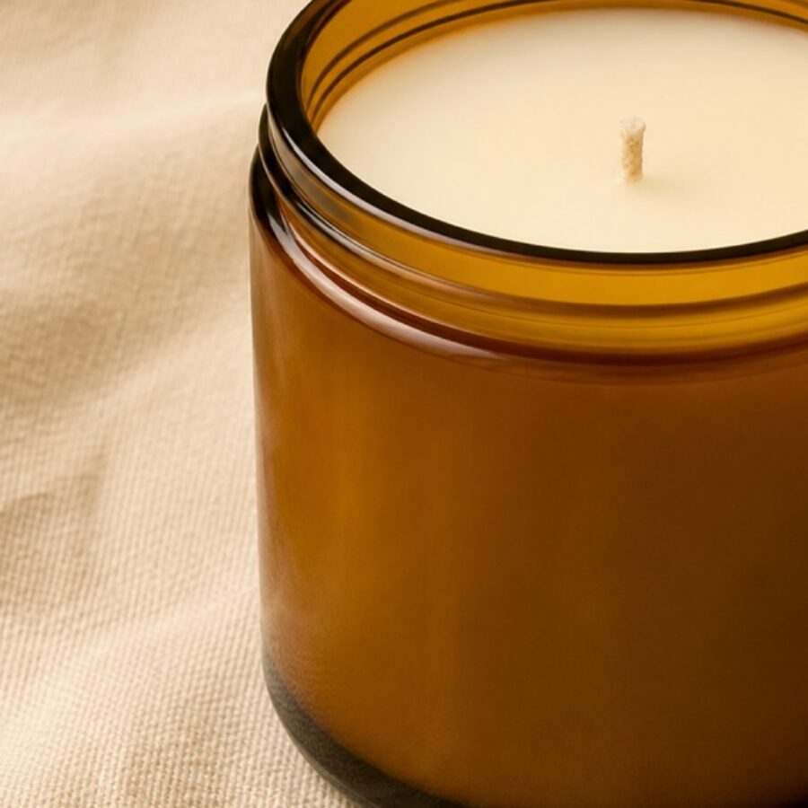Amber Dusk Jar Candle - Detail B