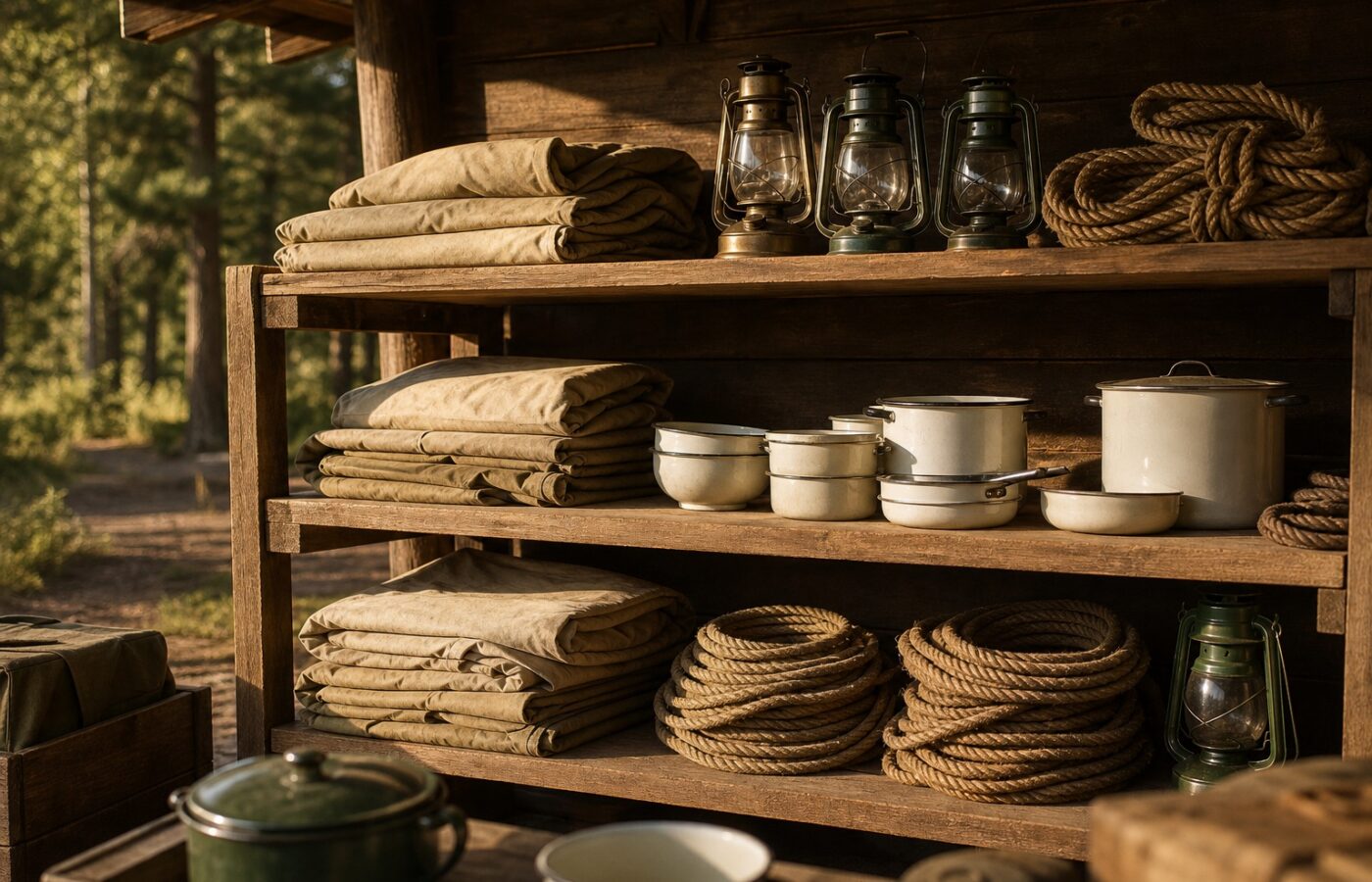 A camp, not a shopping spree