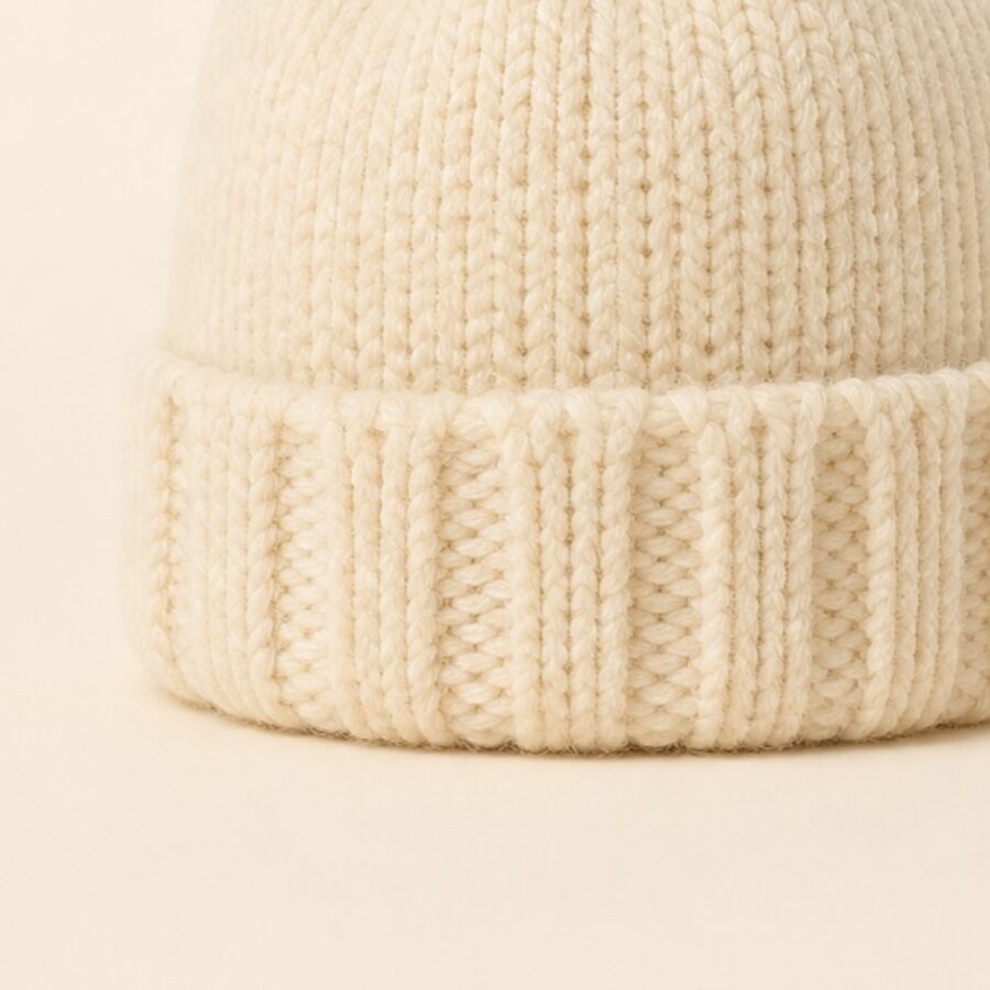 Little Pom Knit Beanie - detail B