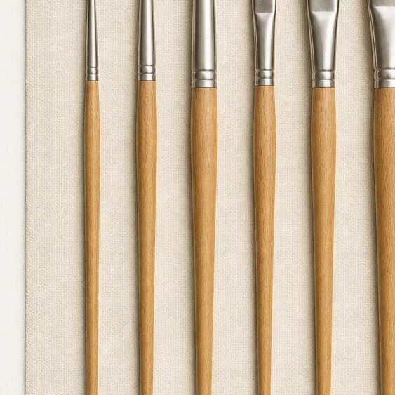 Studio Flat Brush Set 6ct - Image 3